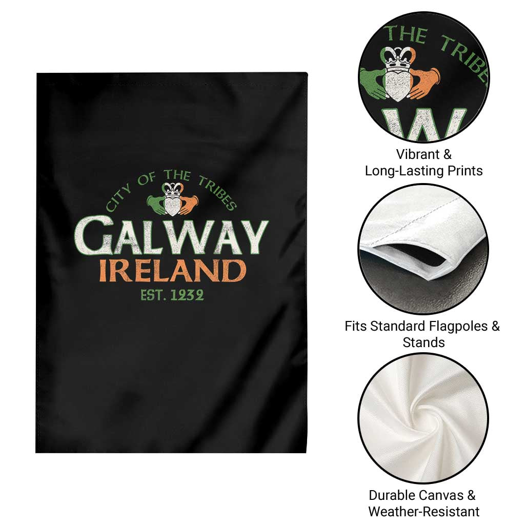 Claddagh Galway Ireland Garden Flag City Of The Tribes Est 1232 TS11 Print Your Wear