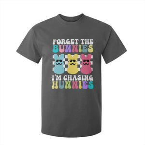 Funny Easter Forget The Bunnies I Am Chasing Hunnies T Shirt For Kid TS11 Dark Heather Print Your Wear