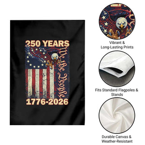 250th Anniversary USA Patriotic Garden Flag 250 Years We The People Vintage Bald Eagle TS11 Print Your Wear