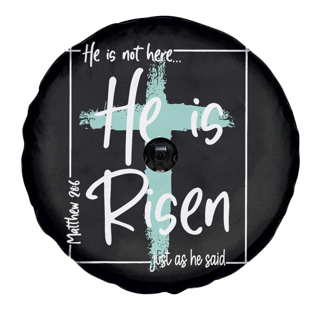 Easter He Is Risen Spare Tire Cover He Is Not Here Christian Cross TS11 Print Your Wear