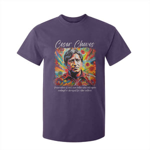 Cesar Chavez T Shirt For Kid Preservation Of Ones Own Culture Does Not Require Contempt TS11 Purple Print Your Wear