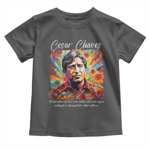 Cesar Chavez Toddler T Shirt Preservation Of Ones Own Culture Does Not Require Contempt TS11 Dark Heather Print Your Wear