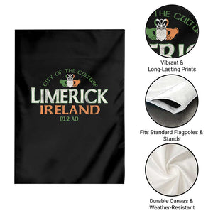 Limerick Ireland Garden Flag City Of The Culture Est 812 AD TS11 Print Your Wear
