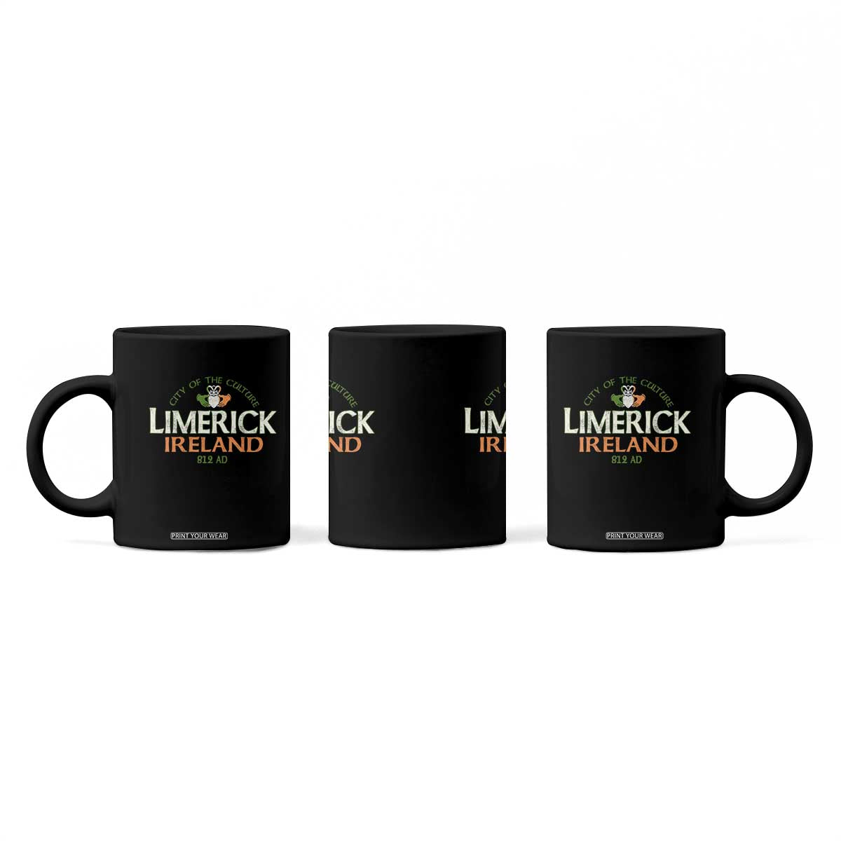 Limerick Ireland Coffee Mug City Of The Culture Est 812 AD TS11 Print Your Wear