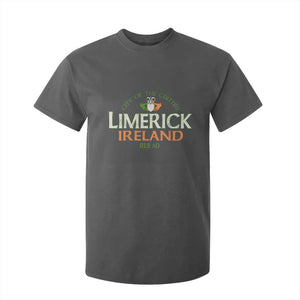 Limerick Ireland T Shirt For Kid City Of The Culture Est 812 AD TS11 Dark Heather Print Your Wear