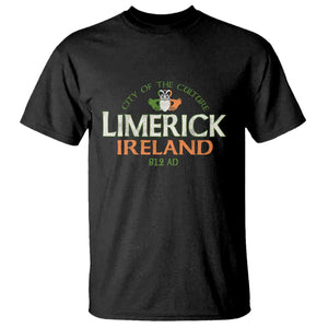 Limerick Ireland T Shirt City Of The Culture Est 812 AD TS11 Black Print Your Wear