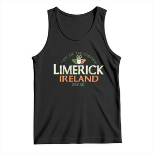 Limerick Ireland Tank Top City Of The Culture Est 812 AD TS11 Black Print Your Wear