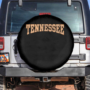 Tennessee Fan Spare Tire Cover Orange Retro Checkered Varsity TN State TS11 No hole Black Print Your Wear