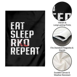 Eat Sleep RKO Repeat Garden Flag Blood Stained TS11 Print Your Wear