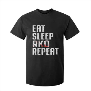 Eat Sleep RKO Repeat T Shirt For Kid Blood Stained TS11 Black Print Your Wear