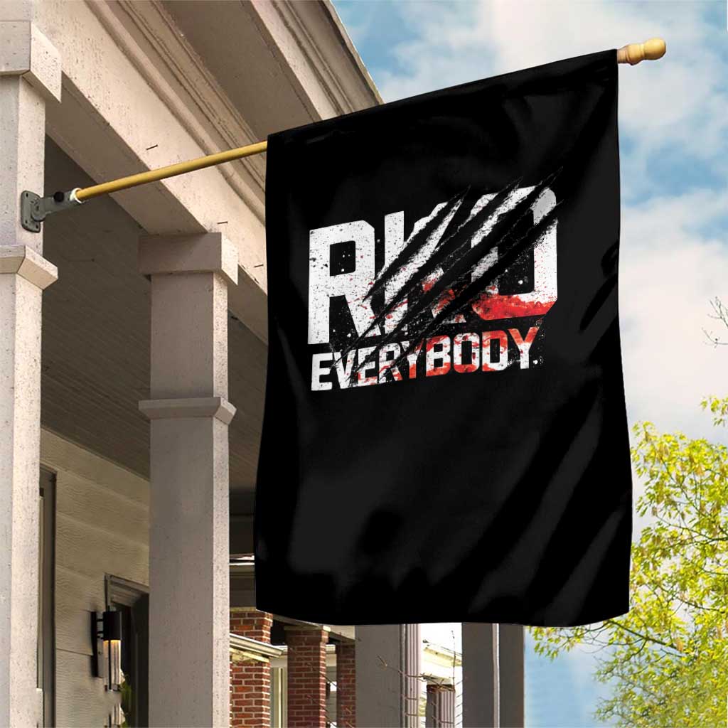 RKO Everybody Garden Flag Grunge Blood Stained Scratch Mark TS11 Print Your Wear