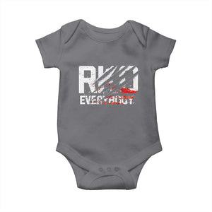 RKO Everybody Baby Onesie Grunge Blood Stained Scratch Mark TS11 Charcoal Print Your Wear