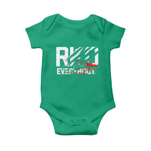 RKO Everybody Baby Onesie Grunge Blood Stained Scratch Mark TS11 Irish Green Print Your Wear