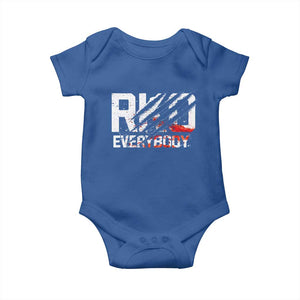 RKO Everybody Baby Onesie Grunge Blood Stained Scratch Mark TS11 Royal Blue Print Your Wear