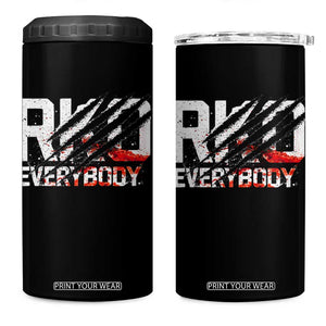 RKO Everybody 4 in 1 Can Cooler Tumbler Grunge Blood Stained Scratch Mark TS11 One Size: 16 oz Black Print Your Wear