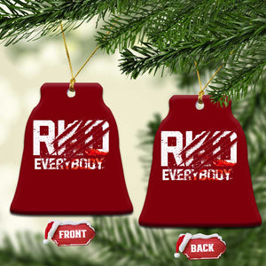 RKO Everybody Ceramic Ornament Grunge Blood Stained Scratch Mark TS11 Print Your Wear