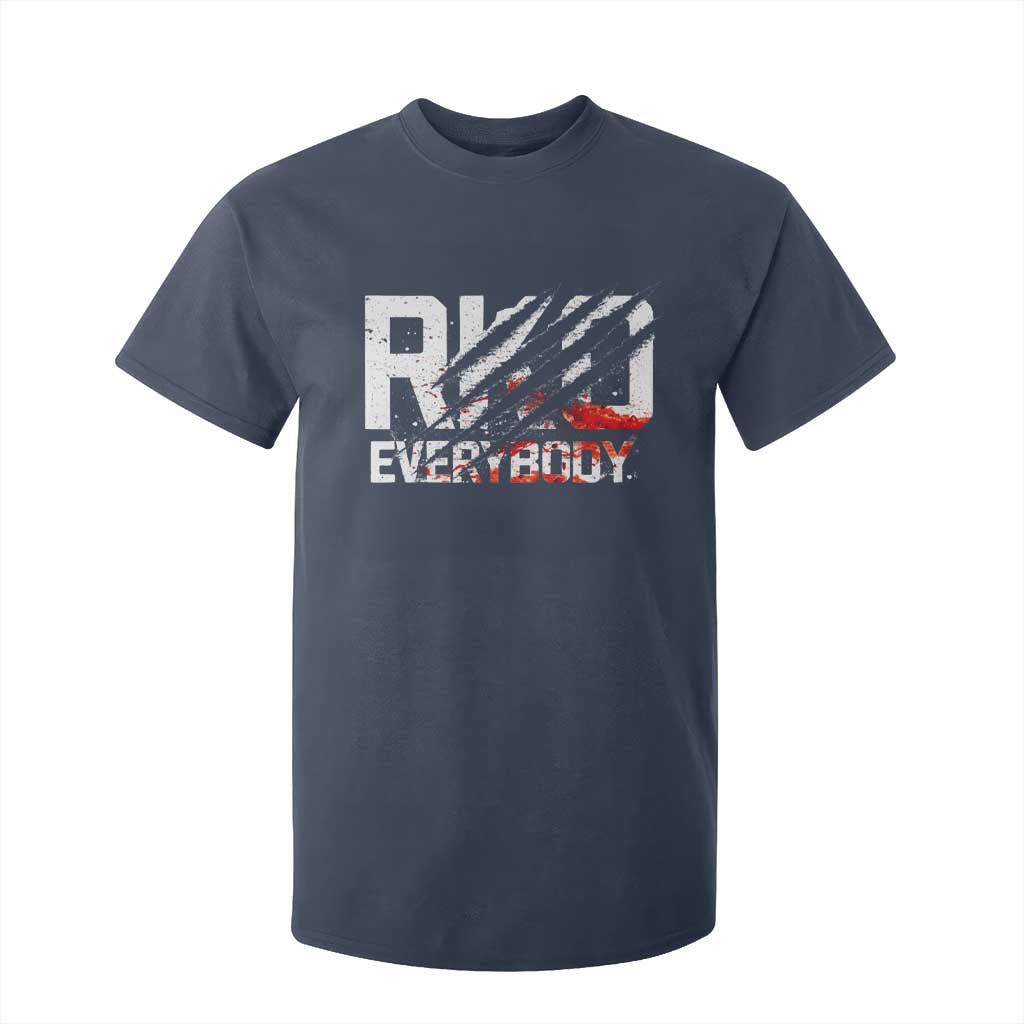 RKO Everybody T Shirt For Kid Grunge Blood Stained Scratch Mark TS11 Navy Print Your Wear