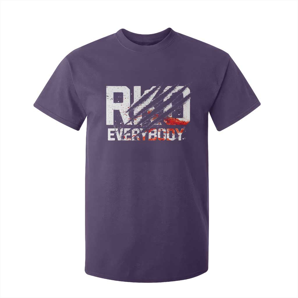 RKO Everybody T Shirt For Kid Grunge Blood Stained Scratch Mark TS11 Purple Print Your Wear