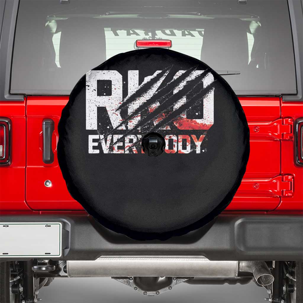 RKO Everybody Spare Tire Cover Grunge Blood Stained Scratch Mark TS11 Black Print Your Wear