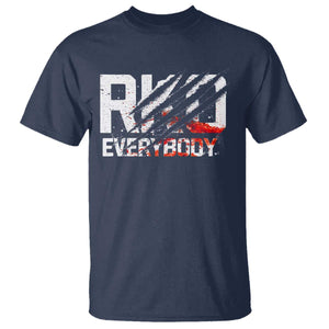 RKO Everybody T Shirt Grunge Blood Stained Scratch Mark TS11 Navy Print Your Wear