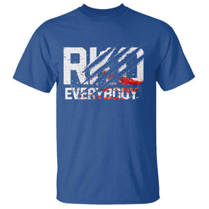 RKO Everybody T Shirt Grunge Blood Stained Scratch Mark TS11 Royal Blue Print Your Wear