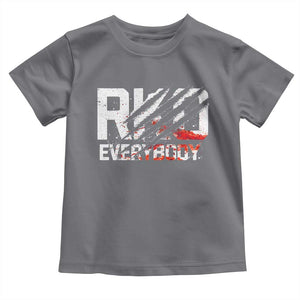 RKO Everybody Toddler T Shirt Grunge Blood Stained Scratch Mark TS11 Charcoal Print Your Wear