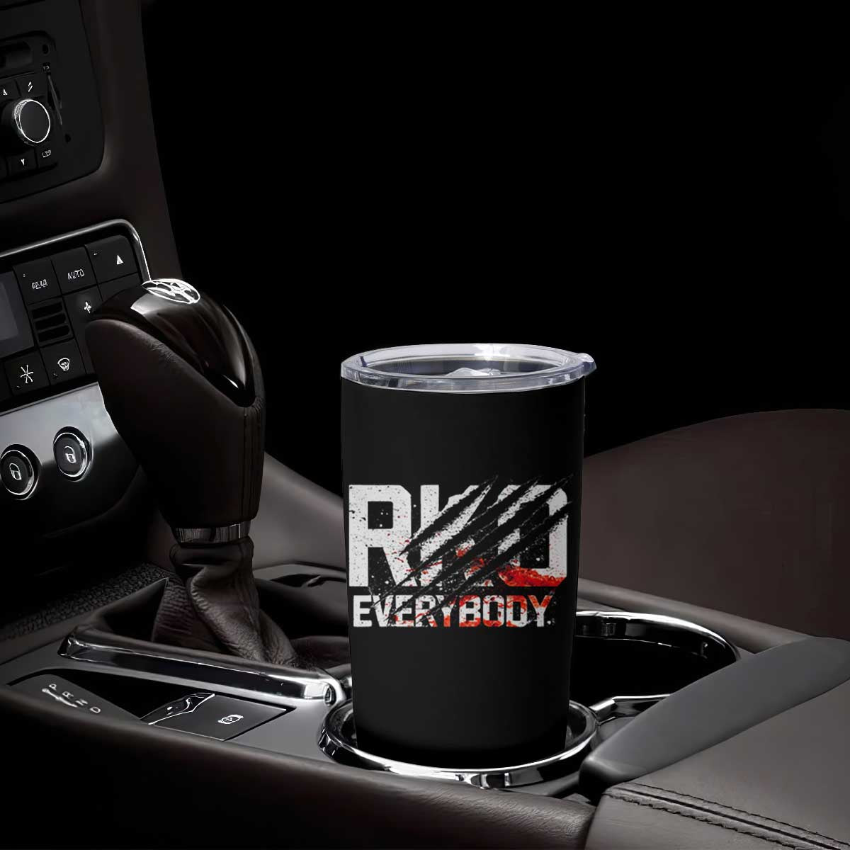 RKO Everybody Tumbler Cup Grunge Blood Stained Scratch Mark TS11 Print Your Wear