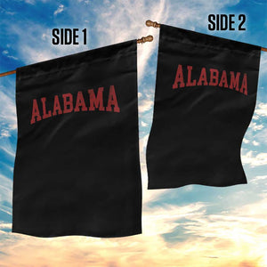 Alabama Fan Garden Flag Red Bold Sport State Letters Game Day TS11 Print Your Wear
