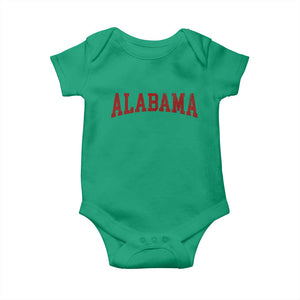Alabama Fan Baby Onesie Red Bold Sport State Letters Game Day TS11 Irish Green Print Your Wear