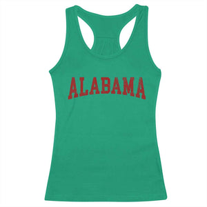 Alabama Fan Racerback Tank Top Red Bold Sport State Letters Game Day TS11 Irish Green Print Your Wear