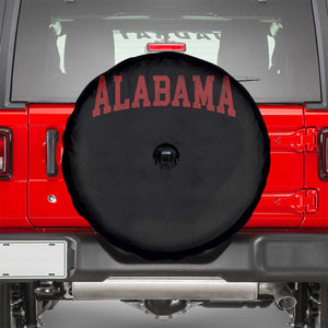Alabama Fan Spare Tire Cover Red Bold Sport State Letters Game Day TS11 Black Print Your Wear