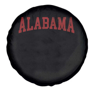 Alabama Fan Spare Tire Cover Red Bold Sport State Letters Game Day TS11 Print Your Wear