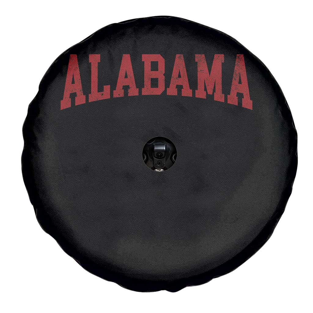 Alabama Fan Spare Tire Cover Red Bold Sport State Letters Game Day TS11 Print Your Wear