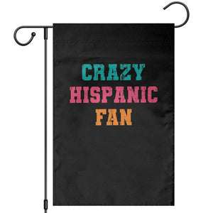 Crazy Hispanic Fan Garden Flag Funny Latino Basketball Quote TS11 Black Print Your Wear