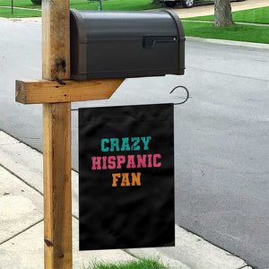 Crazy Hispanic Fan Garden Flag Funny Latino Basketball Quote TS11 Print Your Wear