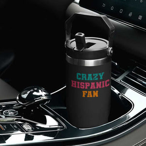 Crazy Hispanic Fan Flip Straw Tumbler Funny Latino Basketball Quote TS11 Print Your Wear