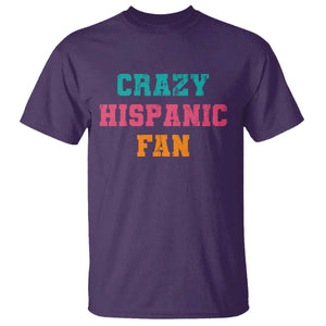 Crazy Hispanic Fan T Shirt Funny Latino Basketball Quote TS11 Purple Print Your Wear