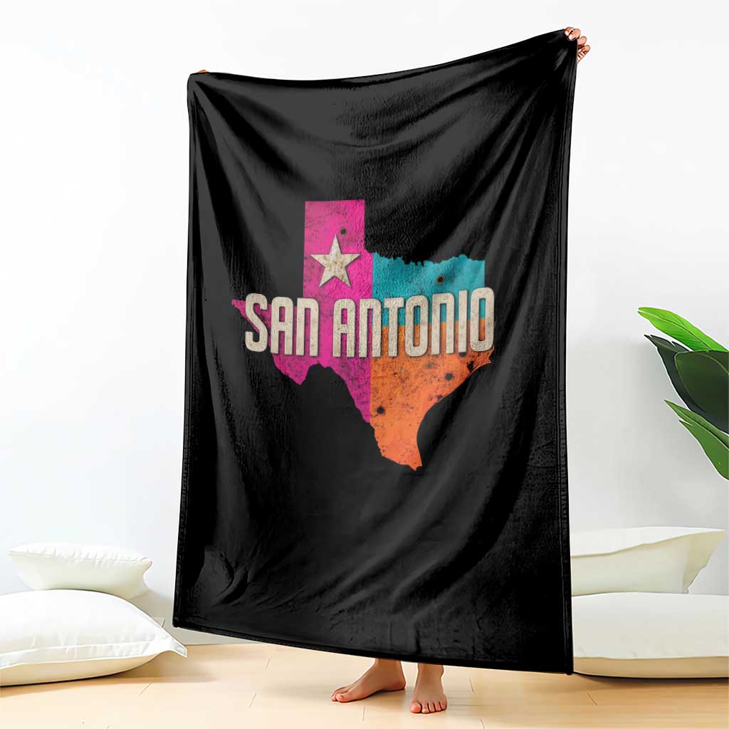 San Antonio Texas TX Fiesta Sports For Latino Fans Throw Blanket TS11 Print Your Wear