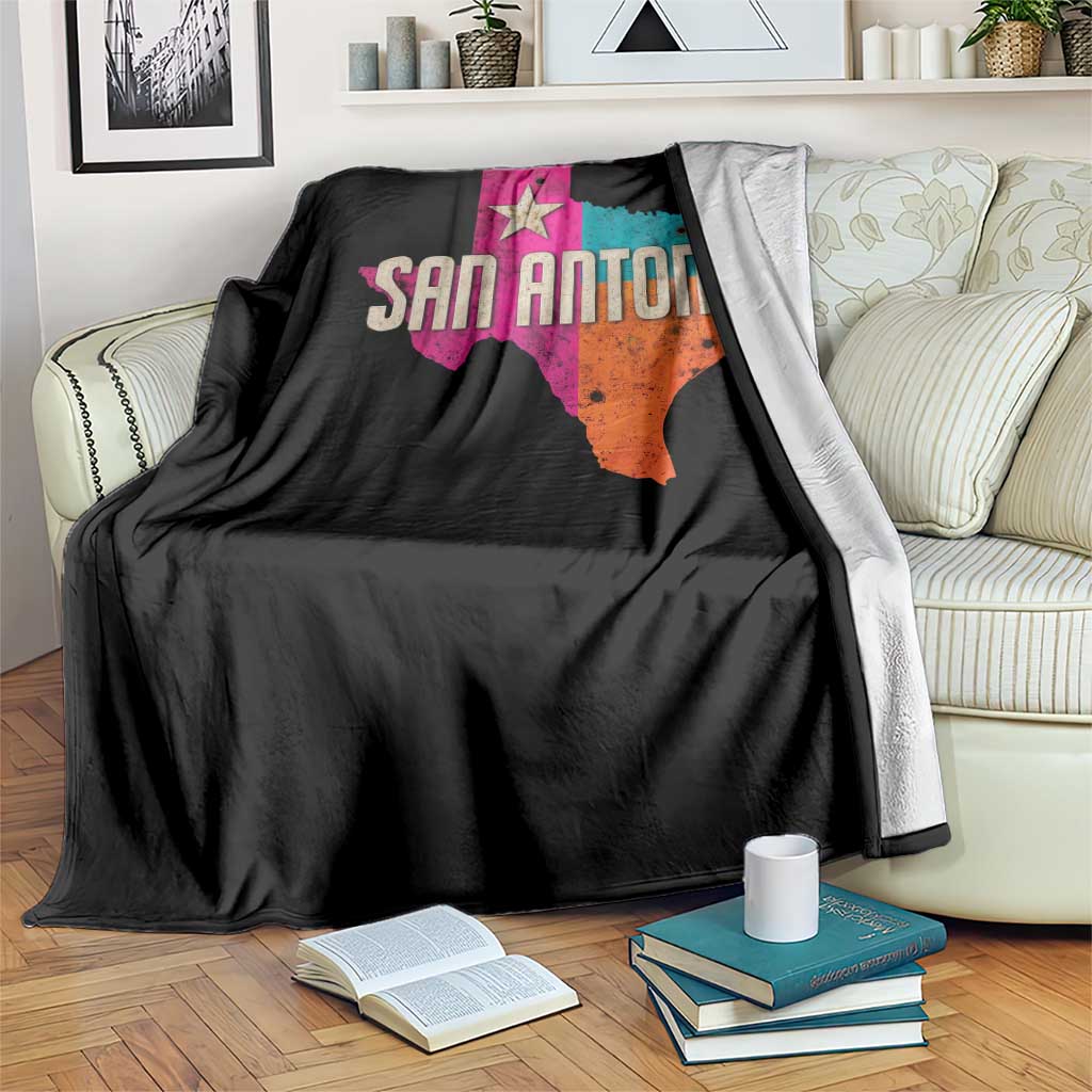 San Antonio Texas TX Fiesta Sports For Latino Fans Throw Blanket TS11 Print Your Wear