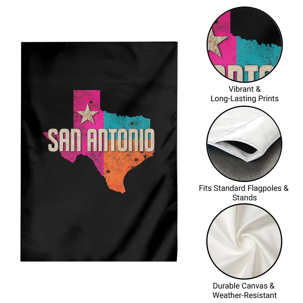 San Antonio Texas TX Fiesta Sports For Latino Fans Garden Flag TS11 Print Your Wear