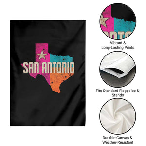 San Antonio Texas TX Fiesta Sports For Latino Fans Garden Flag TS11 Print Your Wear