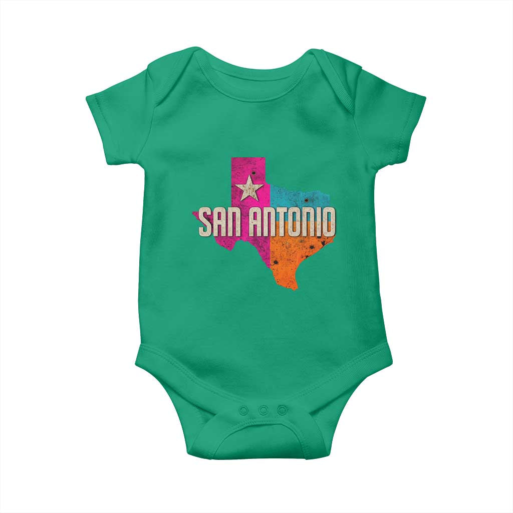 San Antonio Texas TX Fiesta Sports For Latino Fans Baby Onesie TS11 Irish Green Print Your Wear