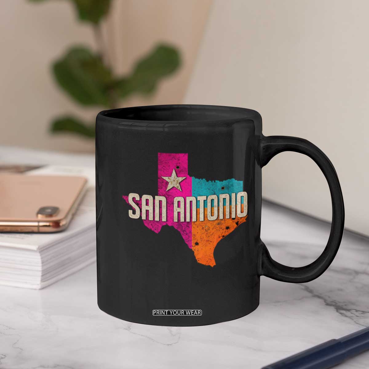 San Antonio Texas TX Fiesta Sports For Latino Fans Coffee Mug TS11 Print Your Wear