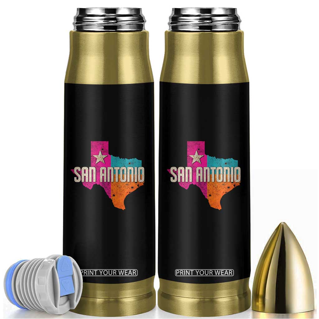 San Antonio Texas TX Fiesta Sports For Latino Fans Bullet Tumbler TS11 Black Print Your Wear