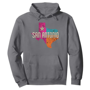 San Antonio Texas TX Fiesta Sports For Latino Fans Hoodie TS11 Charcoal Print Your Wear