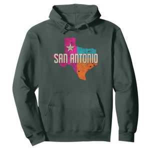 San Antonio Texas TX Fiesta Sports For Latino Fans Hoodie TS11 Dark Forest Green Print Your Wear
