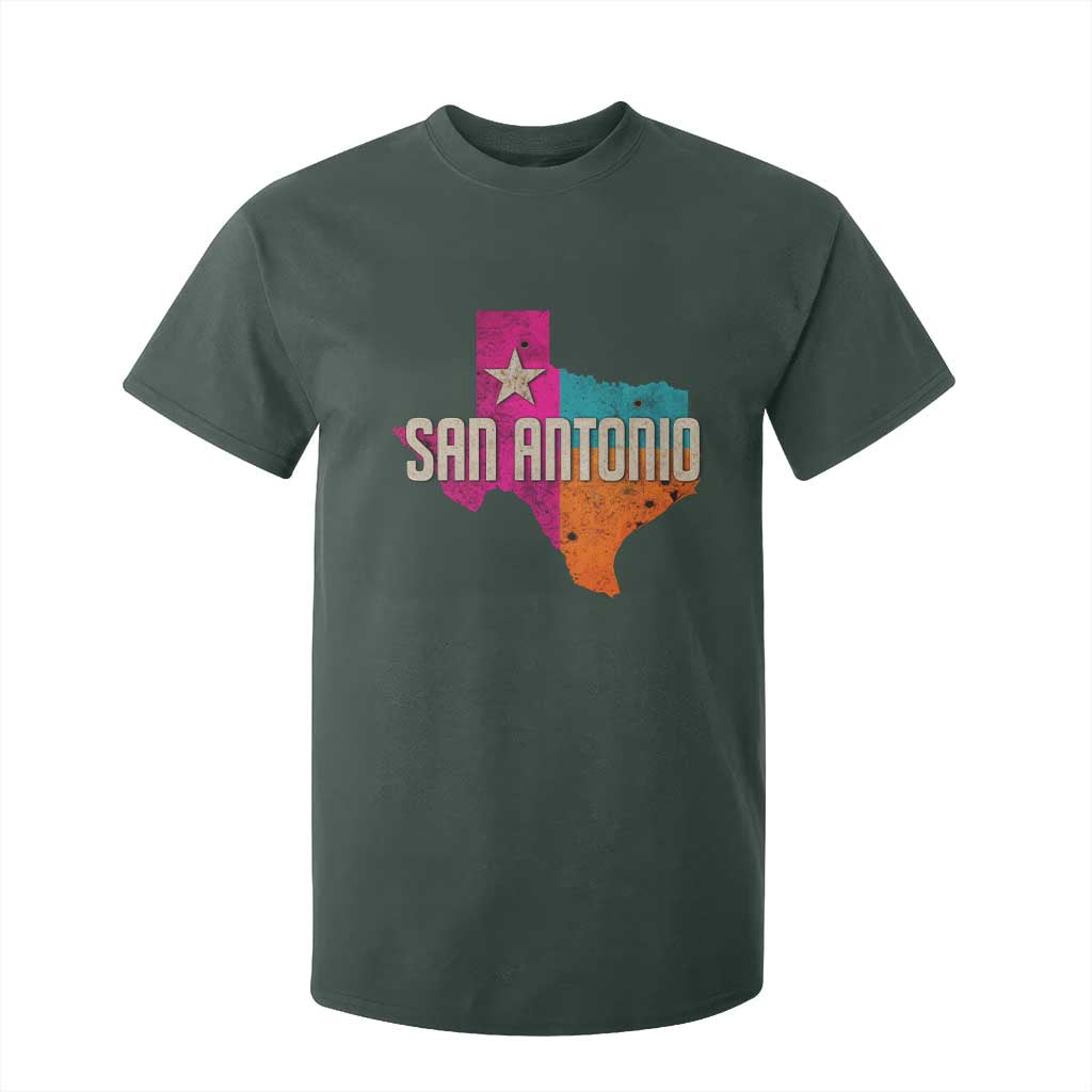 San Antonio Texas TX Fiesta Sports For Latino Fans T Shirt For Kid TS11 Dark Forest Green Print Your Wear