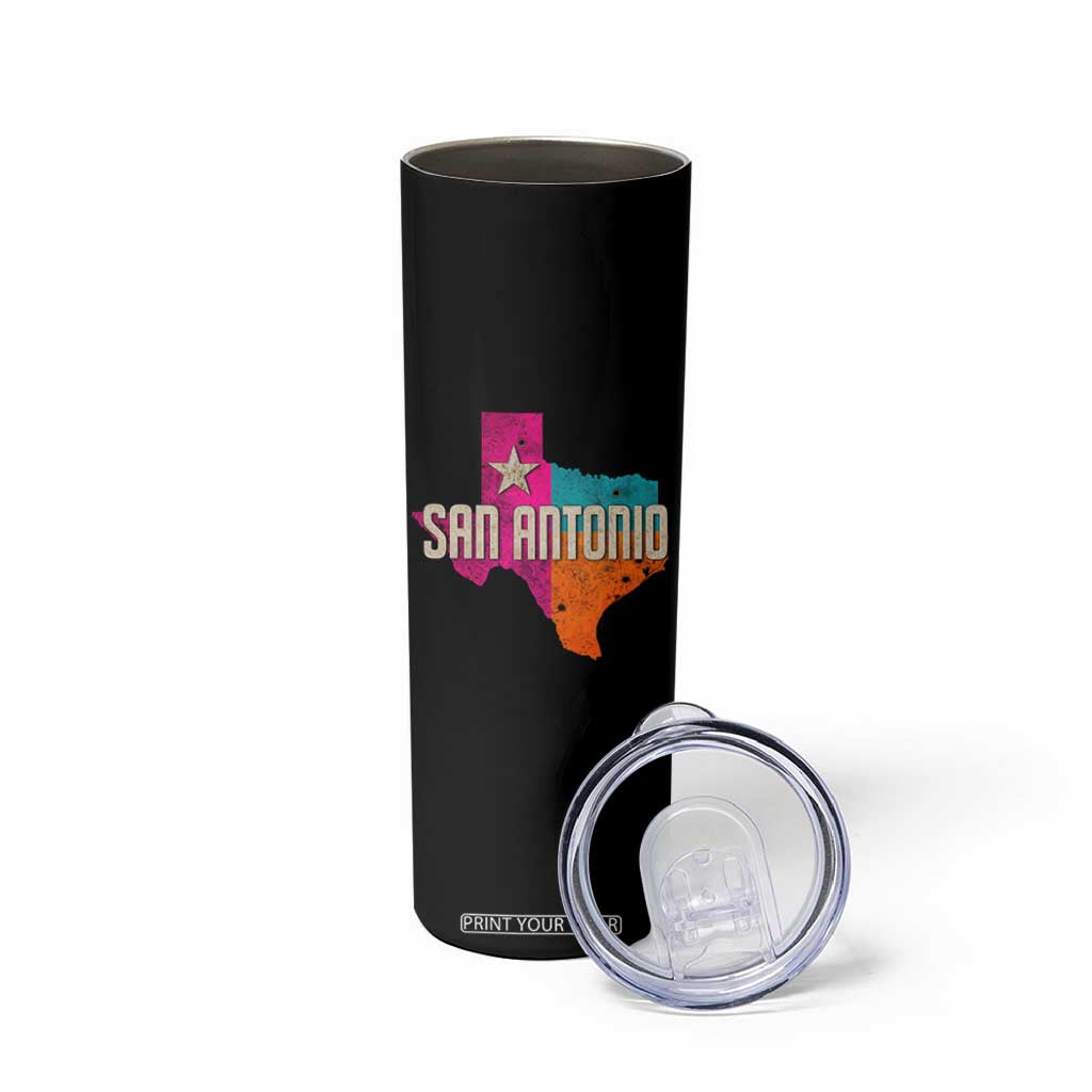 San Antonio Texas TX Fiesta Sports For Latino Fans Skinny Tumbler TS11 Print Your Wear