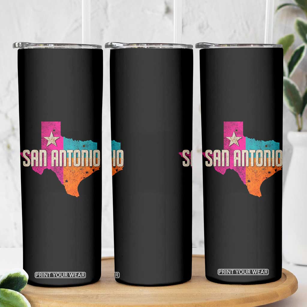 San Antonio Texas TX Fiesta Sports For Latino Fans Skinny Tumbler TS11 Print Your Wear