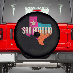 San Antonio Texas TX Fiesta Sports For Latino Fans Spare Tire Cover TS11 Black Print Your Wear
